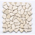 Mosaïque sur filet | 30x30 cm | Barcelona Beach Pebbles